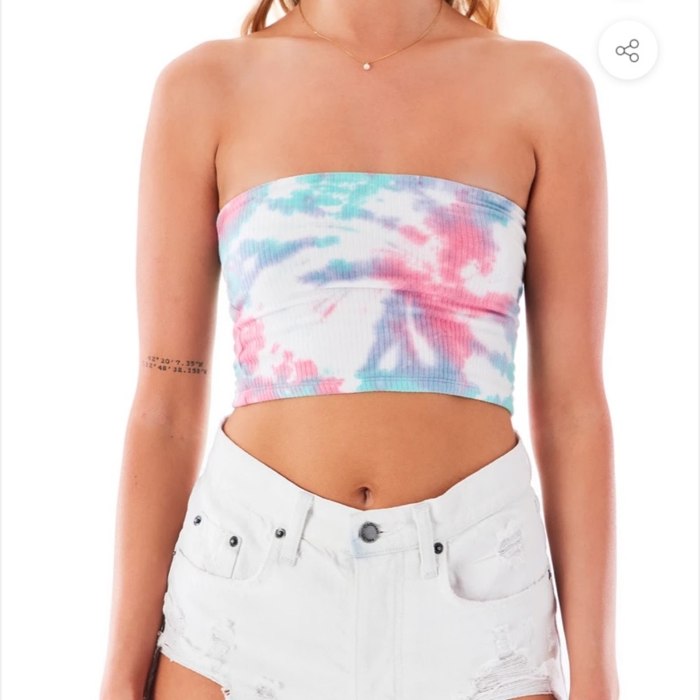 LF Pollock Tie Dye Tube Top